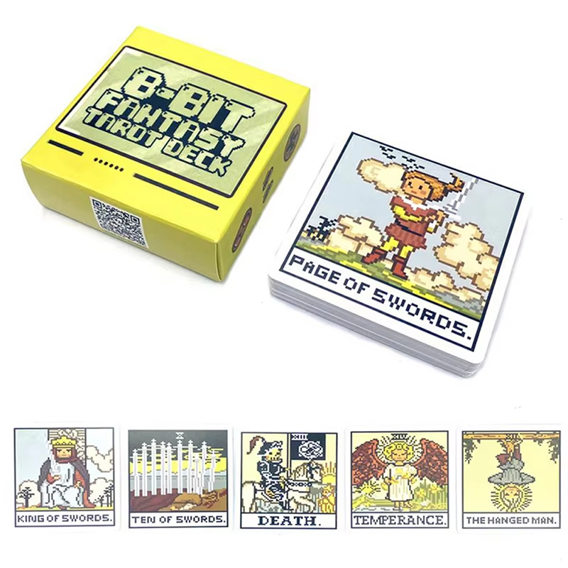 Board Game Quantum - 8비트 판타지 타로 덱 카드 예언