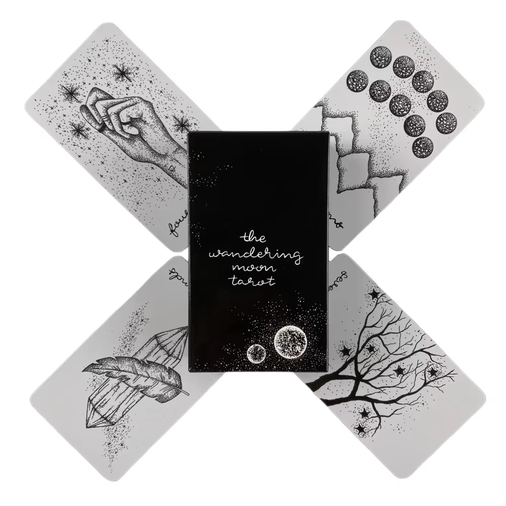 Board Game Quantum - The Wandering Moon 타로 덱 78