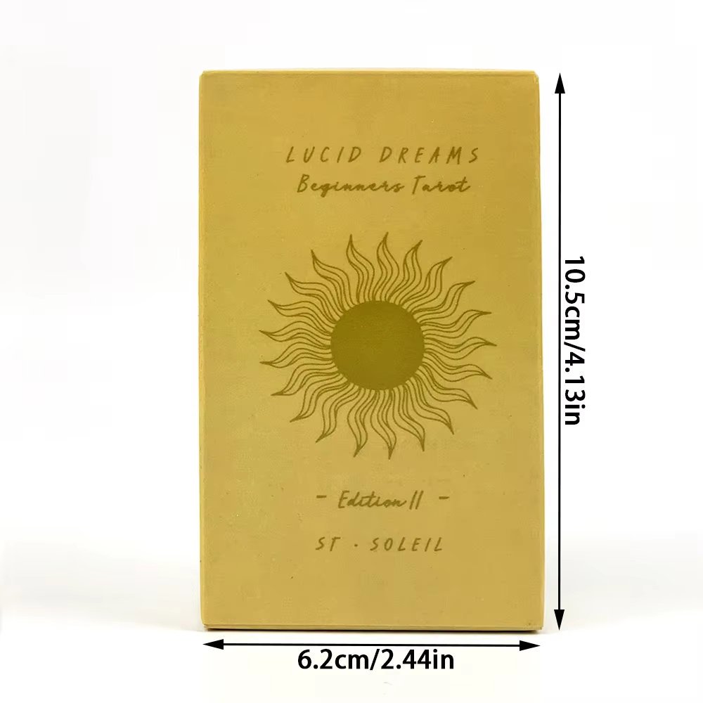 Lucid Dreams 초보자 타로 데크 운명 점술을위 - Board Game Quantum 리뷰 및 가격