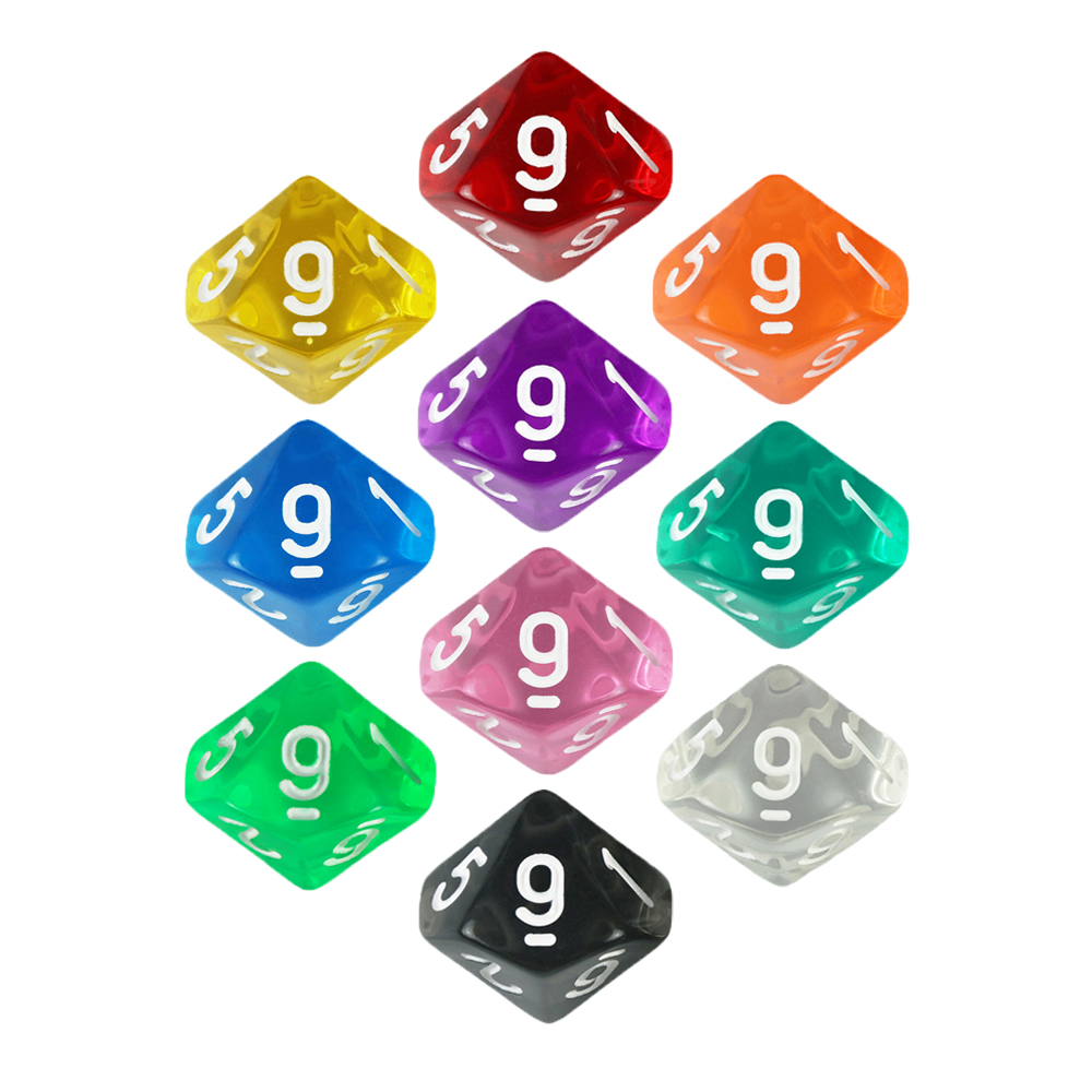 보드 게임 D10 주사위 10개 디지털 0-9 다면체  - Board Game Digital 리뷰 및 가격
