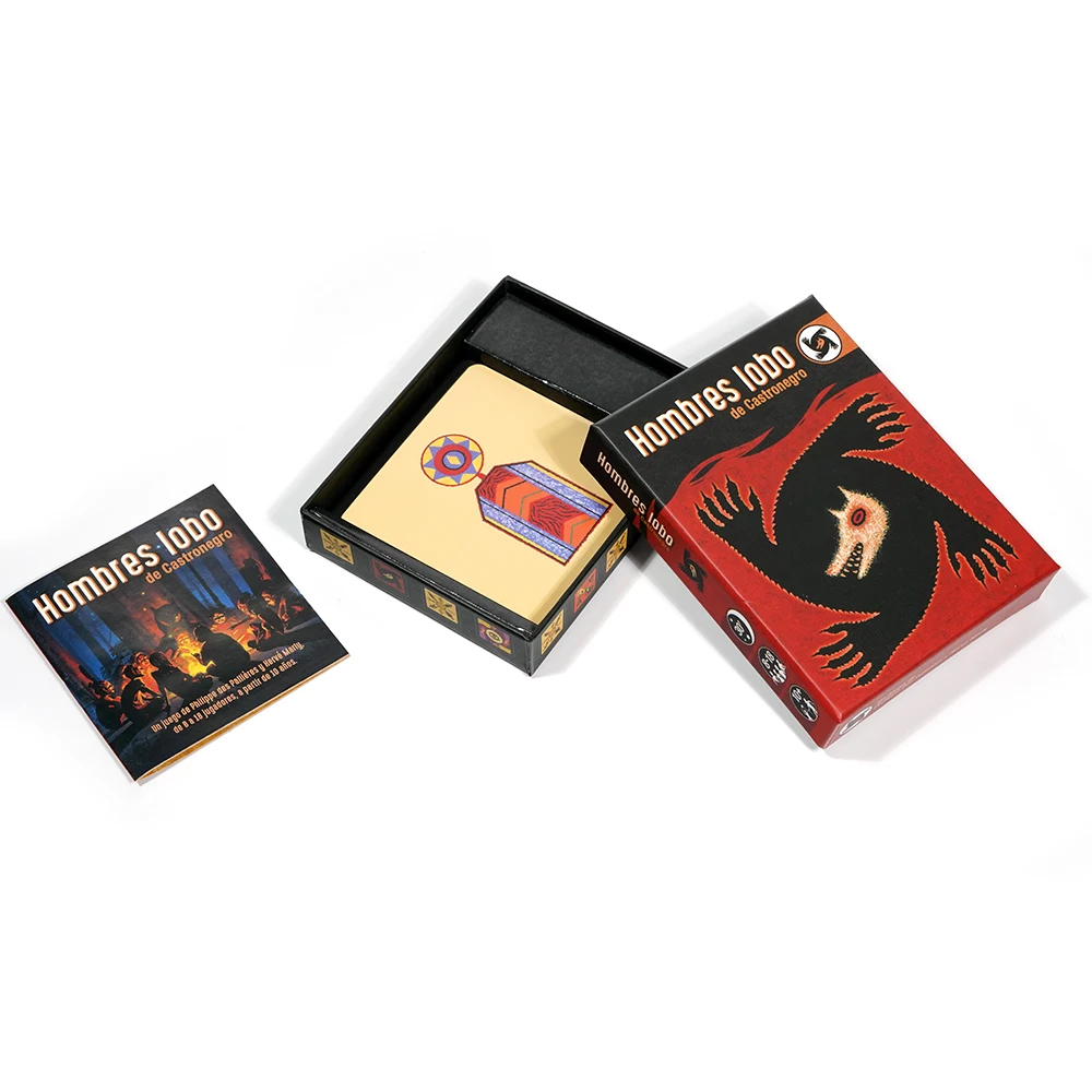 늑대인간 카드 종이 가이드북이 포함된 24개 테이블 게 - Board Game Land 리뷰 및 가격