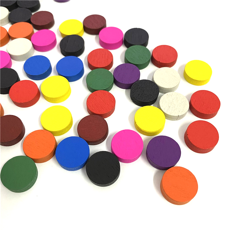 100 조각 직경 15*5MM 나무 전당포 게임 조각  - Board Game Sequence 리뷰 및 가격