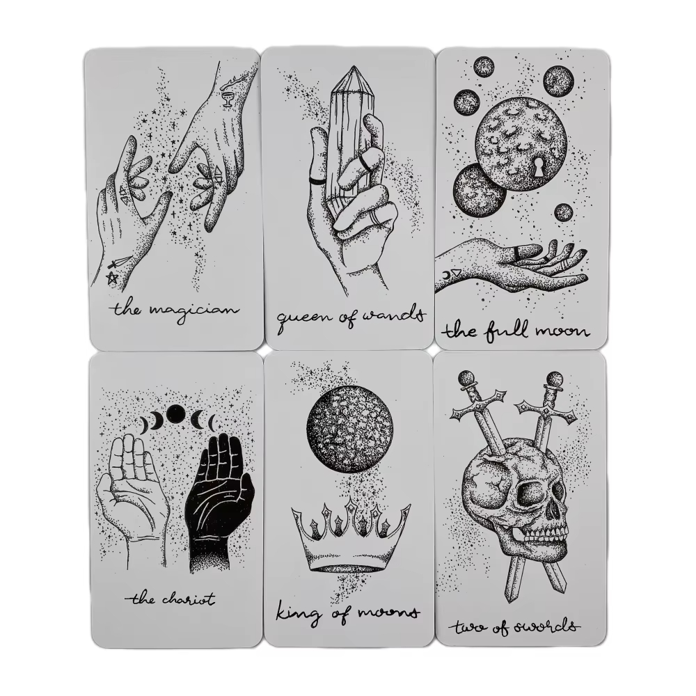 The Wandering Moon 타로 덱 78 카드  - Board Game Quantum 리뷰 및 가격