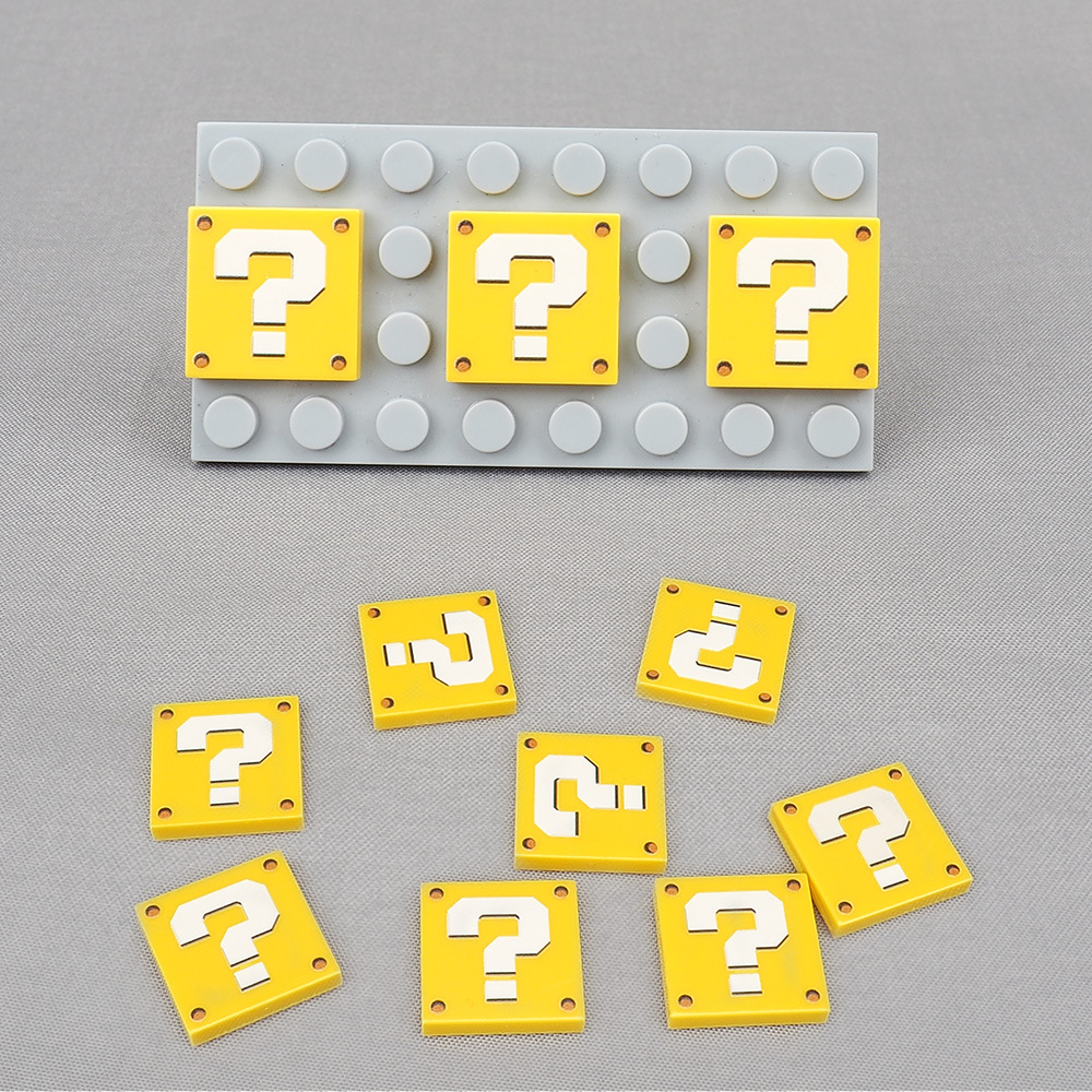 MOC 10PCS 물음표 3068 2X2 패턴 빌딩 블 - Board Game Quote 리뷰 및 가격