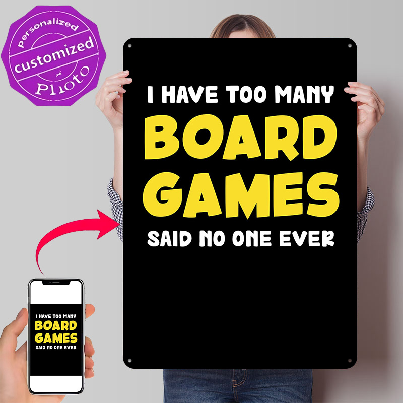 보드게임 재미있는 명언 포스터 레트로 3D 프린팅 금속 - Board Game Quote 리뷰 및 가격