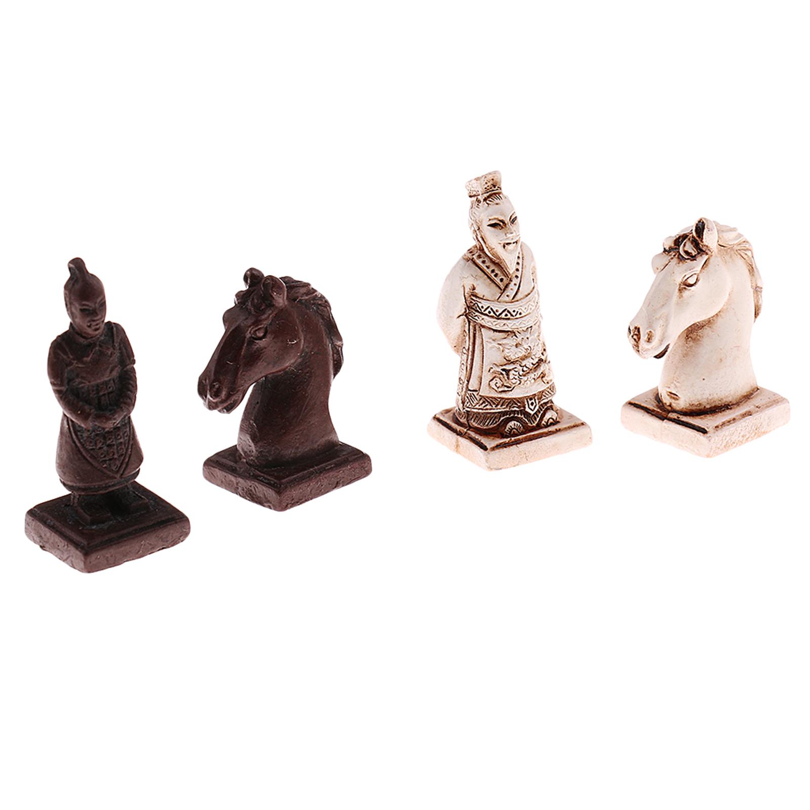 접이식 체스 보드 게임 레진 중국 체스 세트 빈티지 수 - Board Game Or Boardgame 리뷰 및 가격