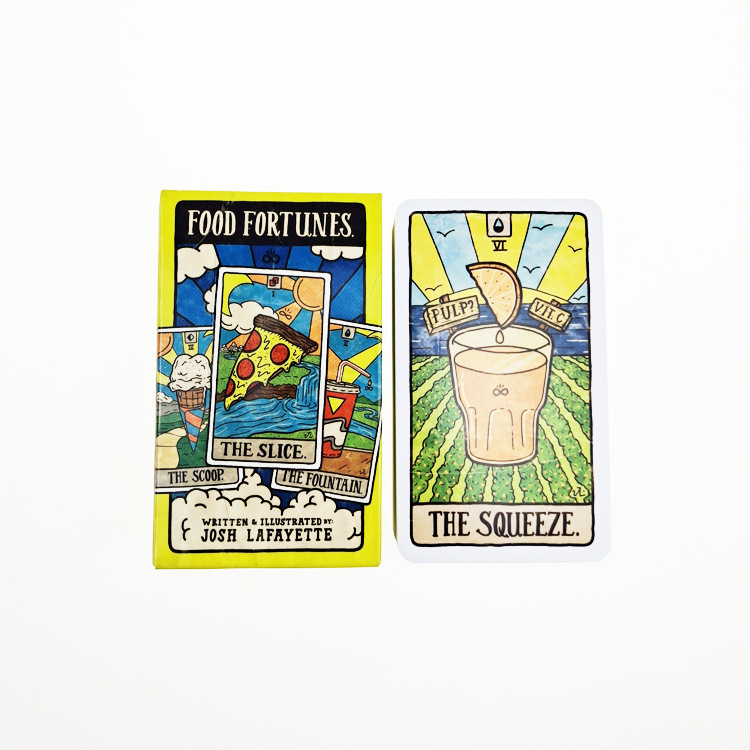새로운 78개의 일러스트 음식 및 음료 카드 타로 컬렉 - Board Game Oracle 리뷰 및 가격
