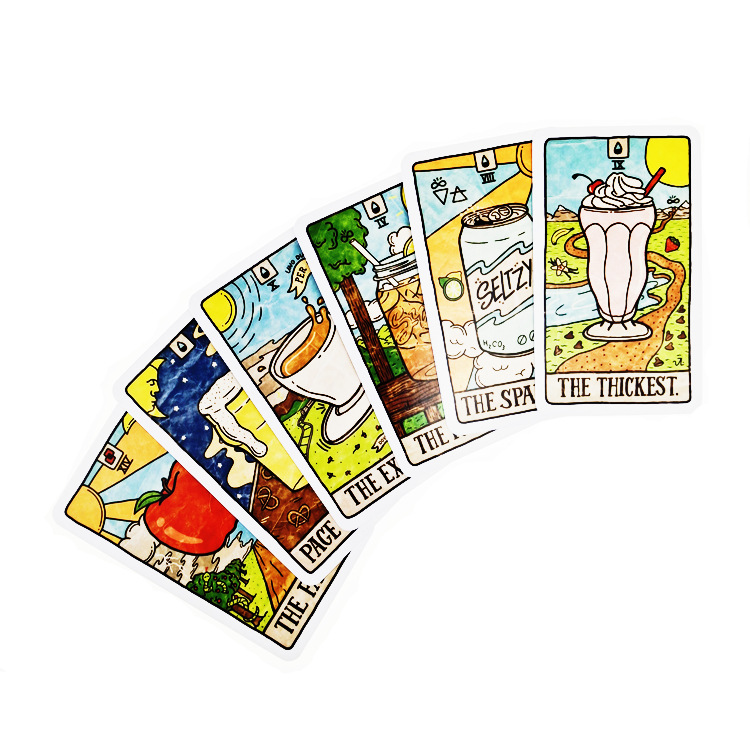 새로운 78개의 일러스트 음식 및 음료 카드 타로 컬렉 - Board Game Oracle 리뷰 및 가격