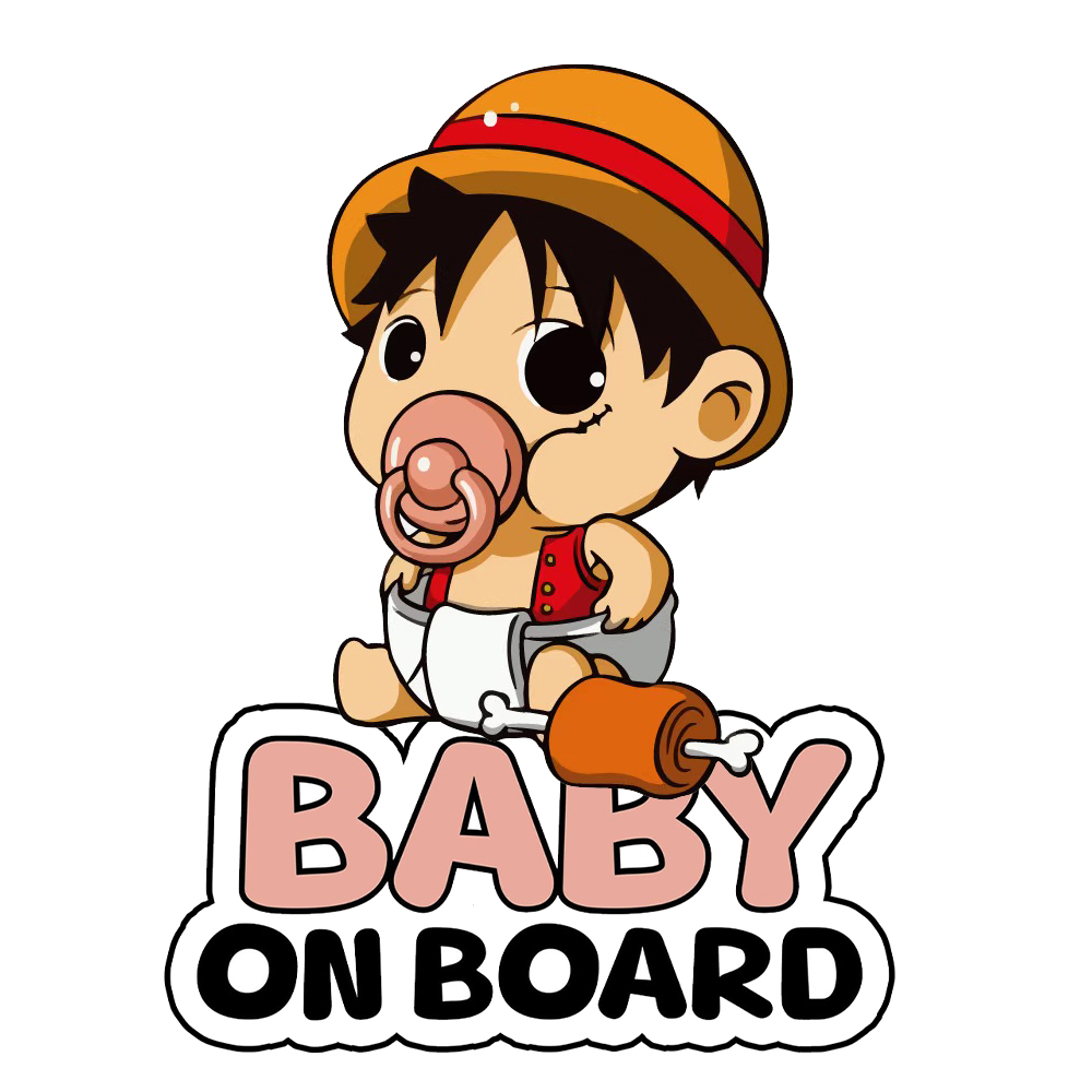 원피스 몽키 D. 루피 베이비 온 보드 스티커 어린이용 - Board Game Quote 리뷰 및 가격