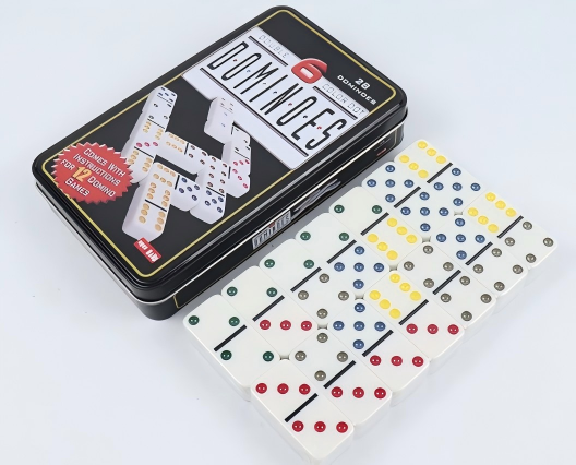 엘레강트마히 더블 식스 도미노 세트 (성인용, 틴 박스 - Board Game Box 리뷰 및 가격