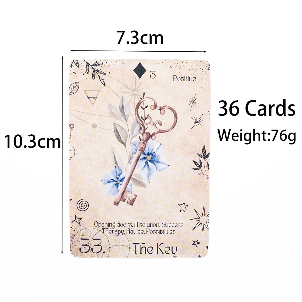 현대 Lenormand 데크 보드 게임 영어 버전 36 - Board Game Research 리뷰 및 가격