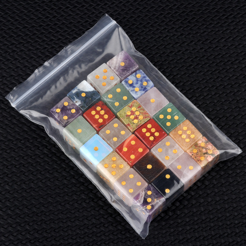 15mm 천연석 6면 디지털 주사위 힐링 크리스탈 자수 - Board Game Digital 리뷰 및 가격
