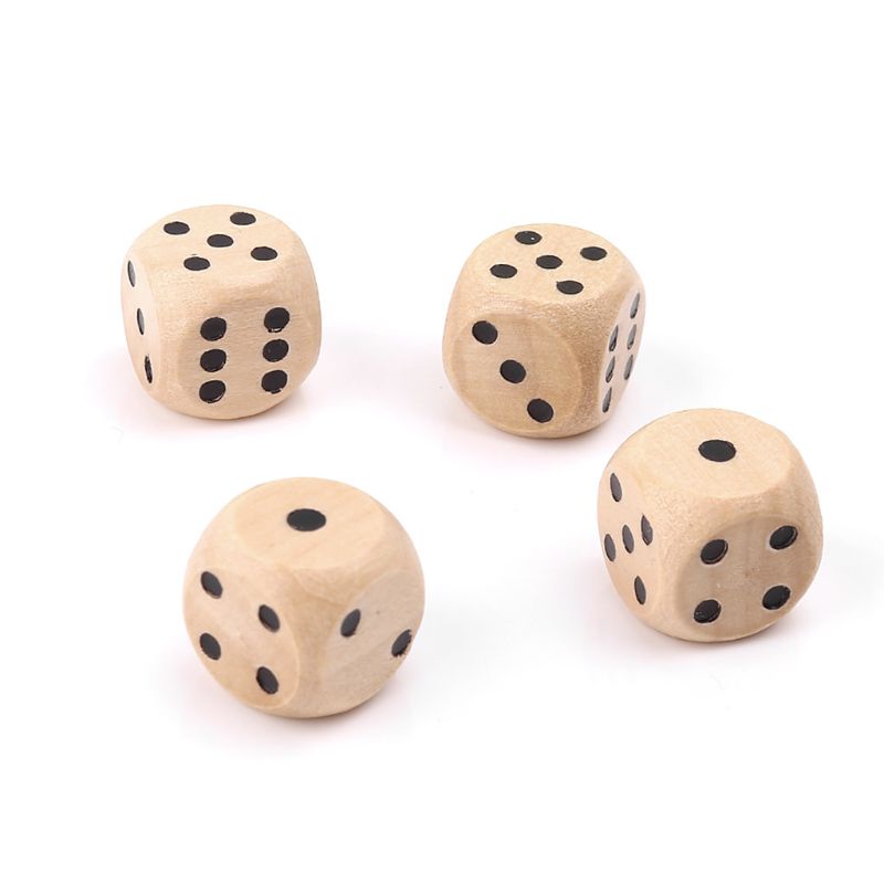 10Pcs 나무 주사위 6 양면 D6 얼굴 주사위 14 - Board Game Digital 리뷰 및 가격