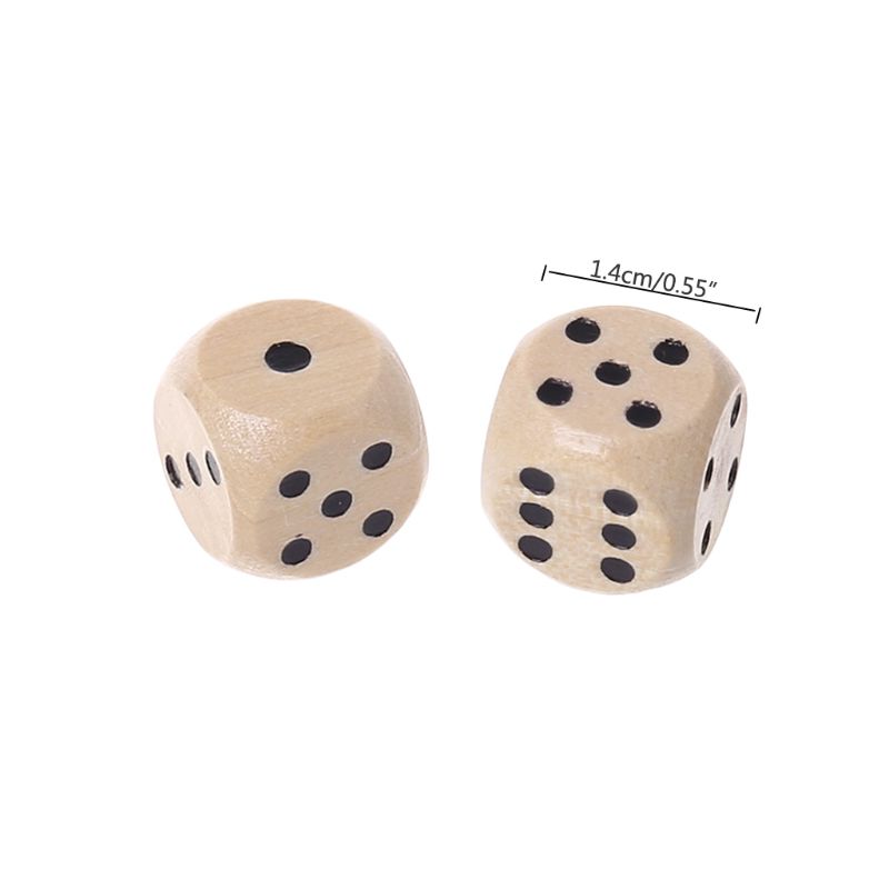 10Pcs 나무 주사위 6 양면 D6 얼굴 주사위 14 - Board Game Digital 리뷰 및 가격